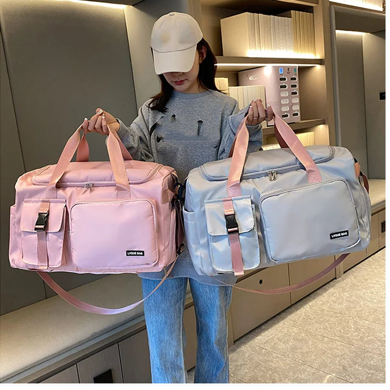 Sports Gym Bag Travel Dry Wet Handbags For Women