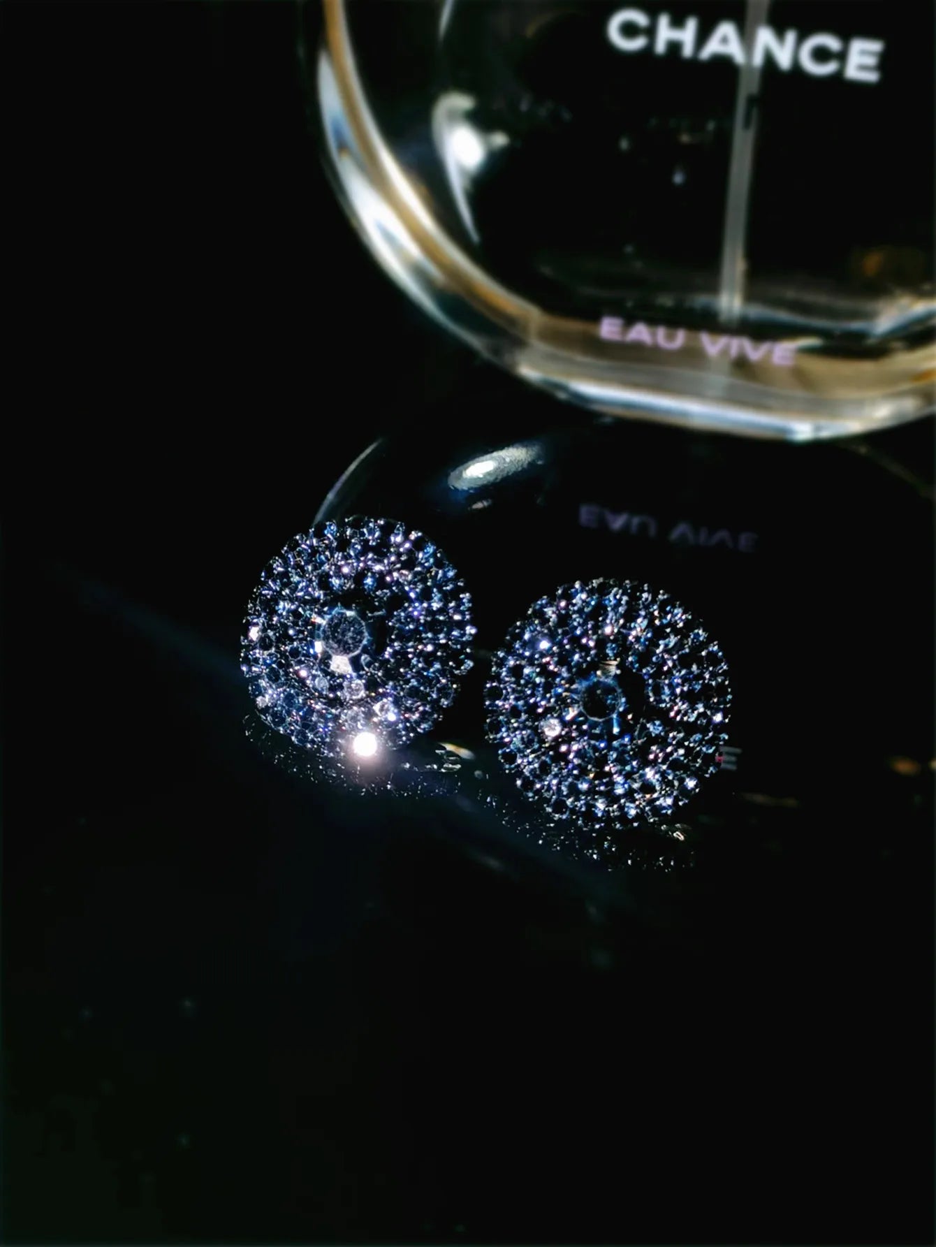 Women Fashion Shiny Rhinestone Big Drop Dangle Earrings Maxi Evening Dress Statement Earrings Accessories Wedding Bride Jewelry
