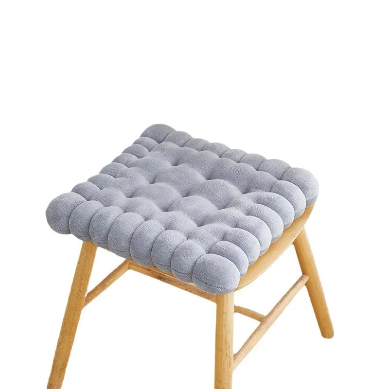 1 cookie shaped cushion, comfortable and soft circular cookie cushion, square cushion, suitable for indoor use at home