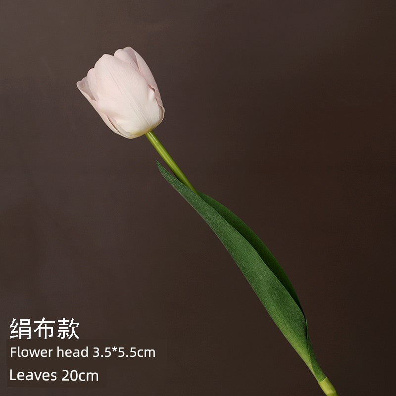Internet Celebrity Mother's Day Baking Cake Topper Plug-in MG Tissue Paper Surrounding Border Artificial Tulip Ladieswear Inserts Ribbon