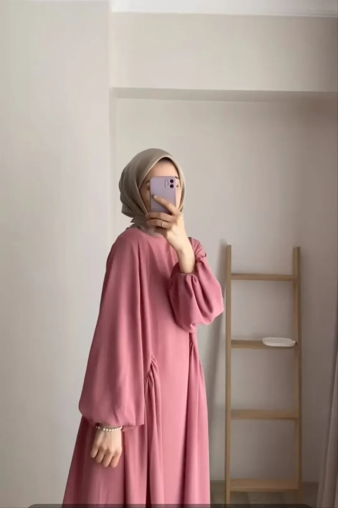 Women’s Ramadan & Eid Abaya – Long Modest Kaftan Dress, Islamic Jalaiya Maxi Robe