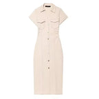 Denim Dress Women's Spring Summer Casual Long Dresses For Women
