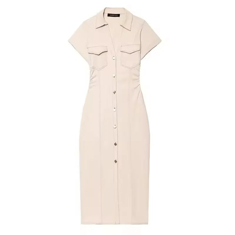 Denim Dress Women's Spring Summer Casual Long Dresses For Women