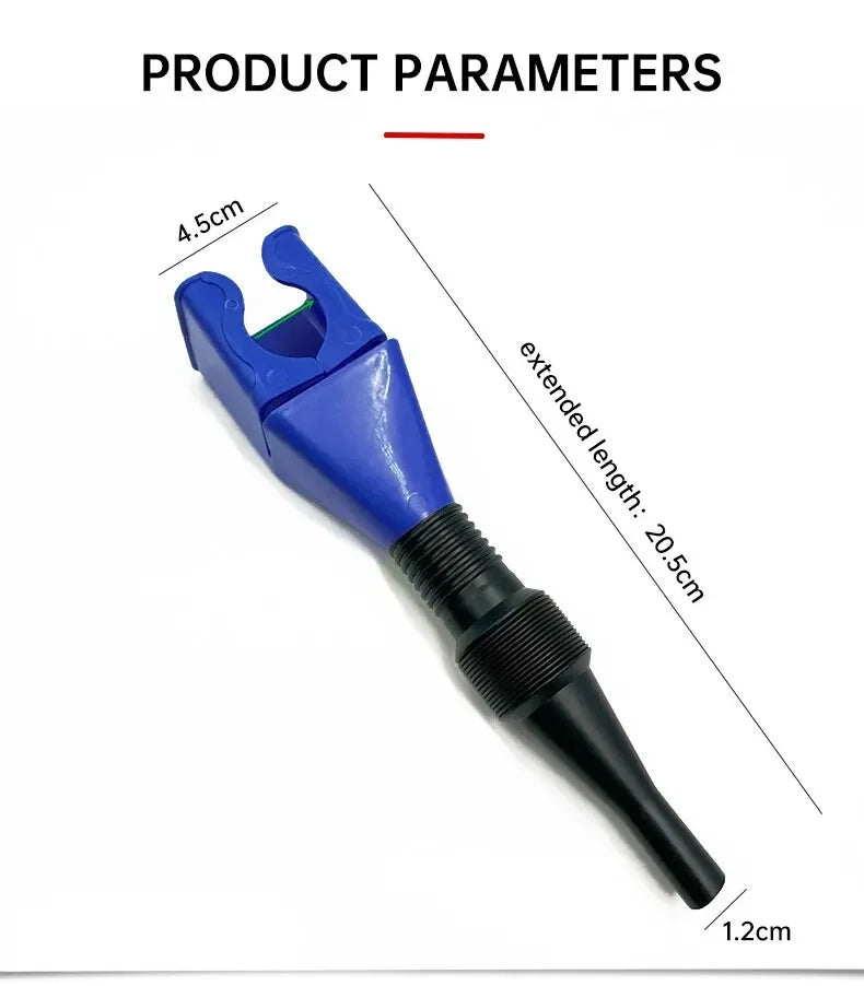 Plastic Car Motorcycle Refueling Gasoline Engine Oil Funnel Filter Conveying Tool Oil Change Funnel Accessories