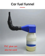Plastic Car Motorcycle Refueling Gasoline Engine Oil Funnel Filter Conveying Tool Oil Change Funnel Accessories
