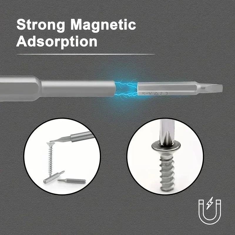 Magnetic Screwdriver 25 In 1 Kit Bits Precision Electronics Computer PC Phone Disassembly Multifunctional Maintenance Smart Tool