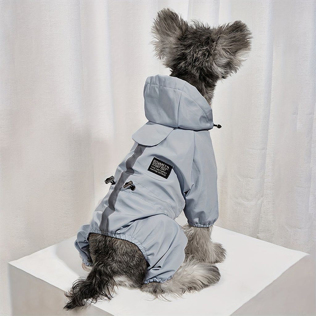 [Breathable Reflective Raincoat] Waterproof Breathable Reflective Pet Raincoat - Dog Jacket for Four-Legged Friends