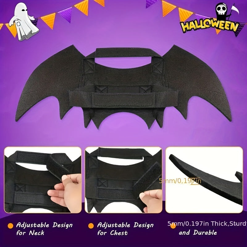 Halloween Pet Costume - Bat Wings for Your Furry Friend - Perfect for Trick or Treating and Costume Parties