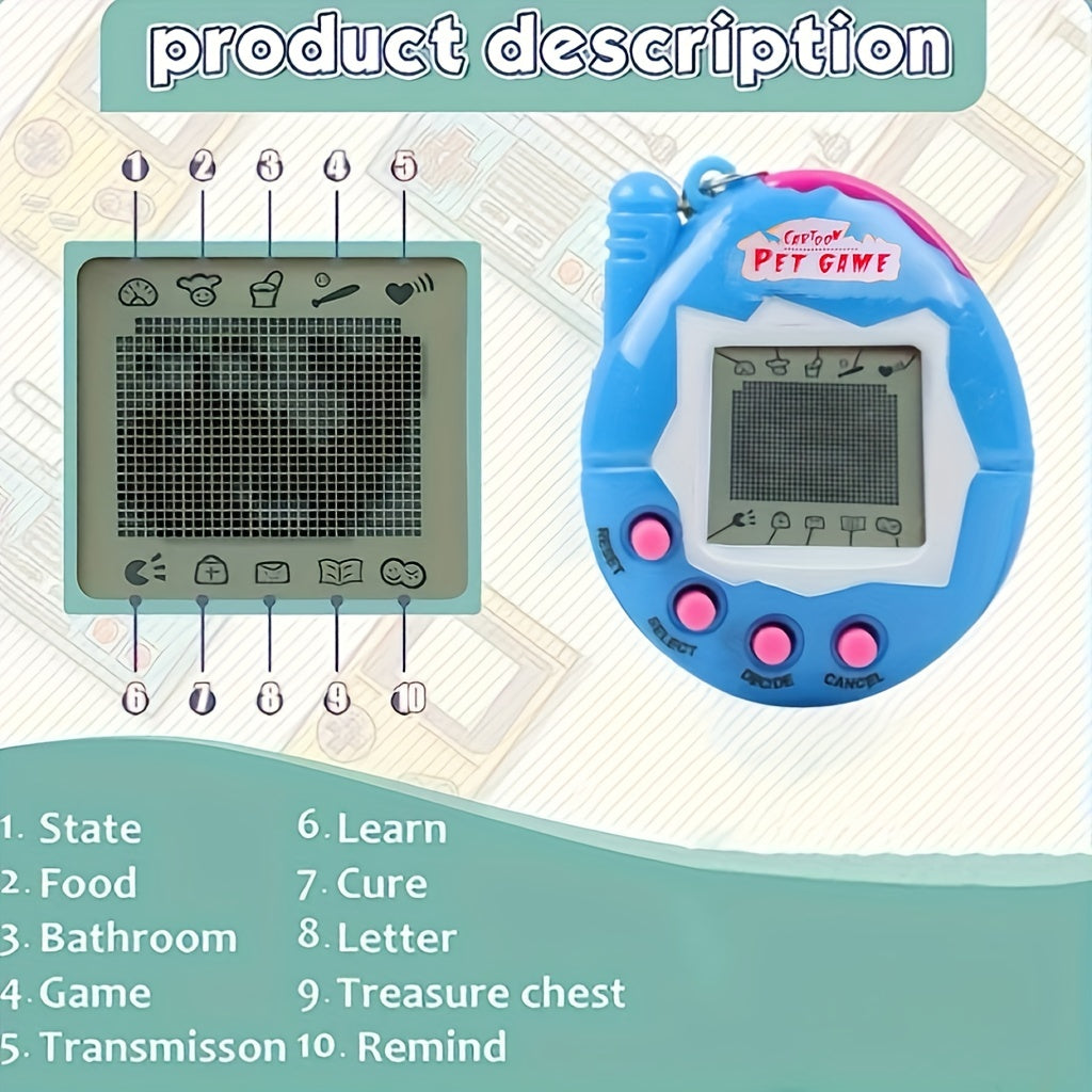 Bring Home The Excitement Of A Virtual Pet: Updated Collector's Edition Toy With Real-time 3D Pet Movement In A Shiny Aqua Blue Box! Christmas 、Halloween 、Thanksgiving Gifts!, gaming gift