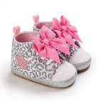 Baby Girl's Fashionable Five-Pointed Star Children's Sports Shoes Soft Sole Non-Slip First Pair Toddler Shoes