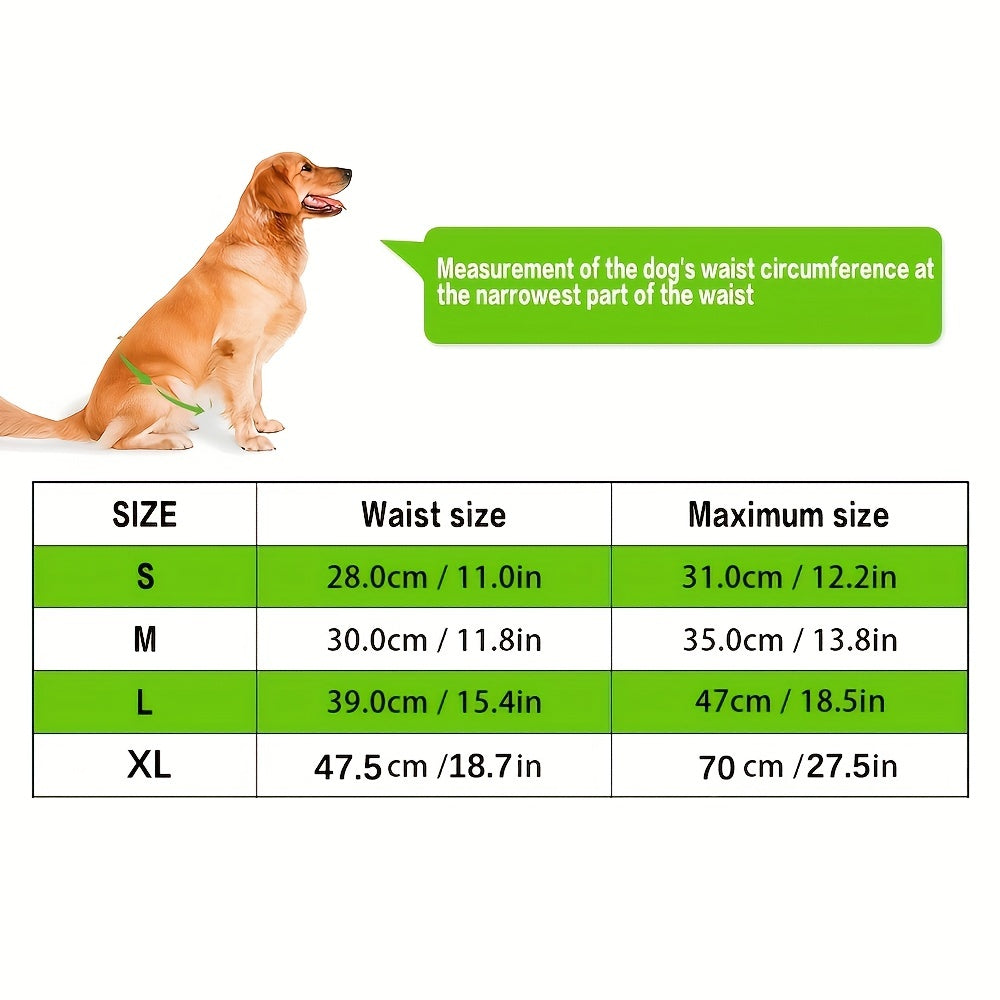 Comfort-Fit Washable Female Dog Diaper - Reusable, Breathable Pet Period & Heat Cycle Solution