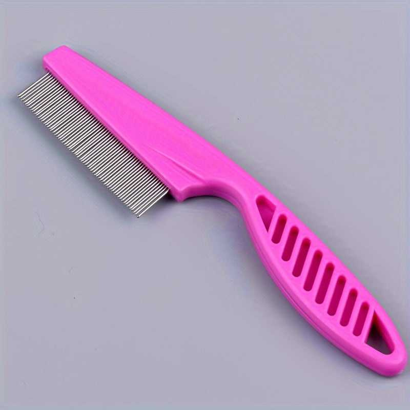 2-in-1 Pet Hair and Tear Stain Remover Comb - Gently Removes Dandruff, Hair Stains, and Fleas - Perfect for Dogs and Cats