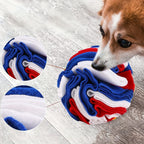 Interactive Snuffle Ball for Dogs, Small Breed Recommended, Durable Fabric, Non-Battery Operated, Pet Play Toy for Foraging and Sniffing