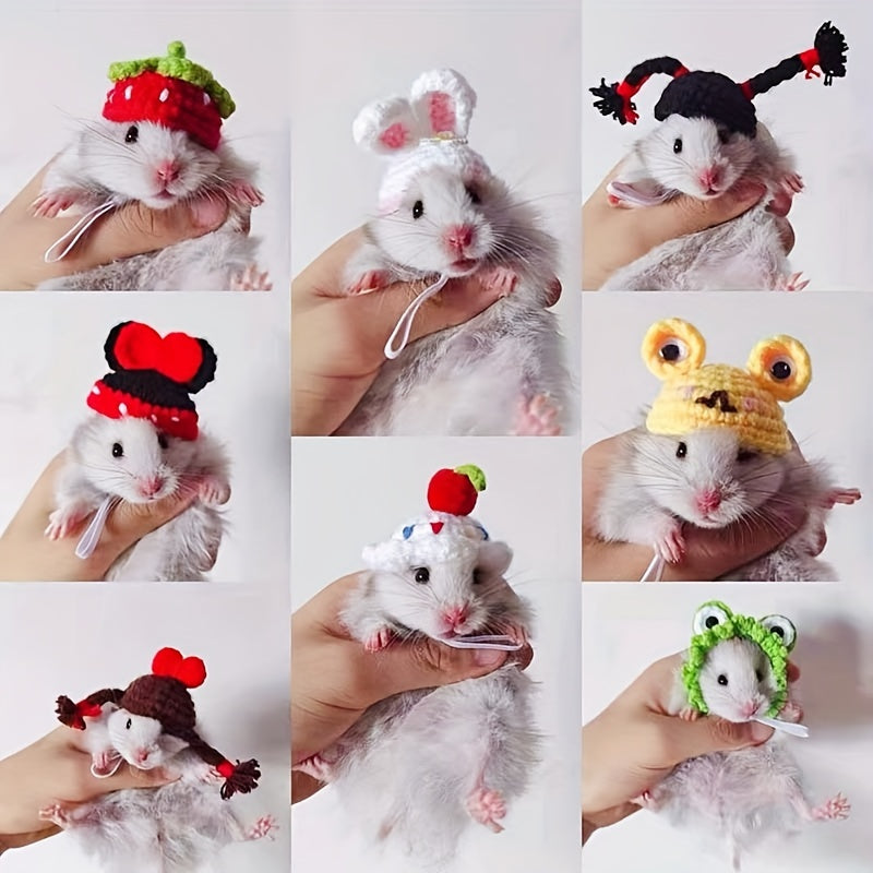Small Pet Hats - Designed for Tiny Friends, Perfect for Parrots, Hamsters, and Other Small Furry Friends, Adorable Bird-Inspired Headpieces, Cute and Colorful Decorative Hats, Miniature Hats for Tiny Heads