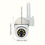 Camera and Color Night Vision Wireless 1080p HD Indoor/Outdoor Camera Bidirectional Audio Wireless Safety Camera Pan/Tilt/Zoom Wi Fi Smart Home Safety Camera and Pet Movement Tracking Color Night Vision Bidirectional Audio