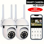 Camera and Color Night Vision Wireless 1080p HD Indoor/Outdoor Camera Bidirectional Audio Wireless Safety Camera Pan/Tilt/Zoom Wi Fi Smart Home Safety Camera and Pet Movement Tracking Color Night Vision Bidirectional Audio