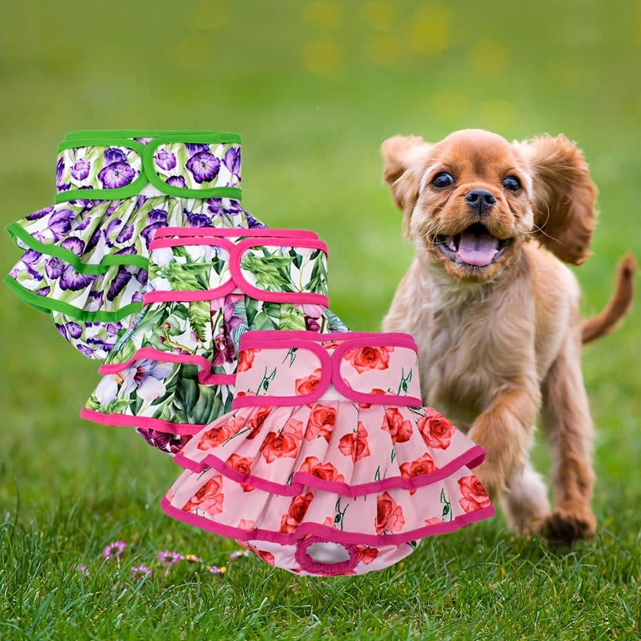Comfort-Fit Washable Female Dog Diaper - Reusable, Breathable Pet Period & Heat Cycle Solution