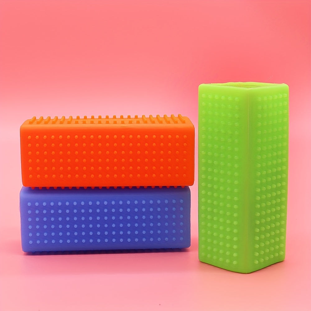 Eliminate Pet Hair Instantly with this Rubber Cleaner Brush - Perfect for Cars, Furniture & Carpets!