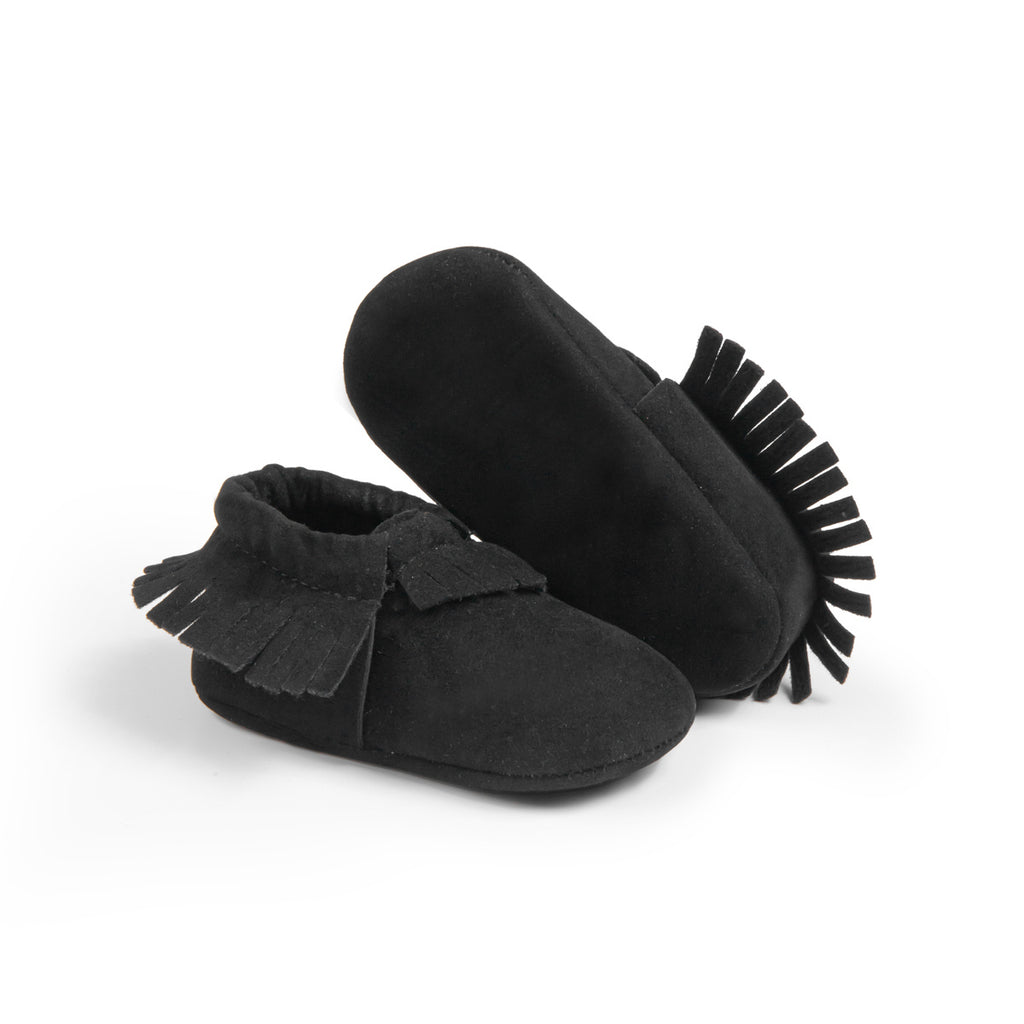 Adorable Tassel Moccasin Shoes for Baby Girls - Soft Sole, Lightweight