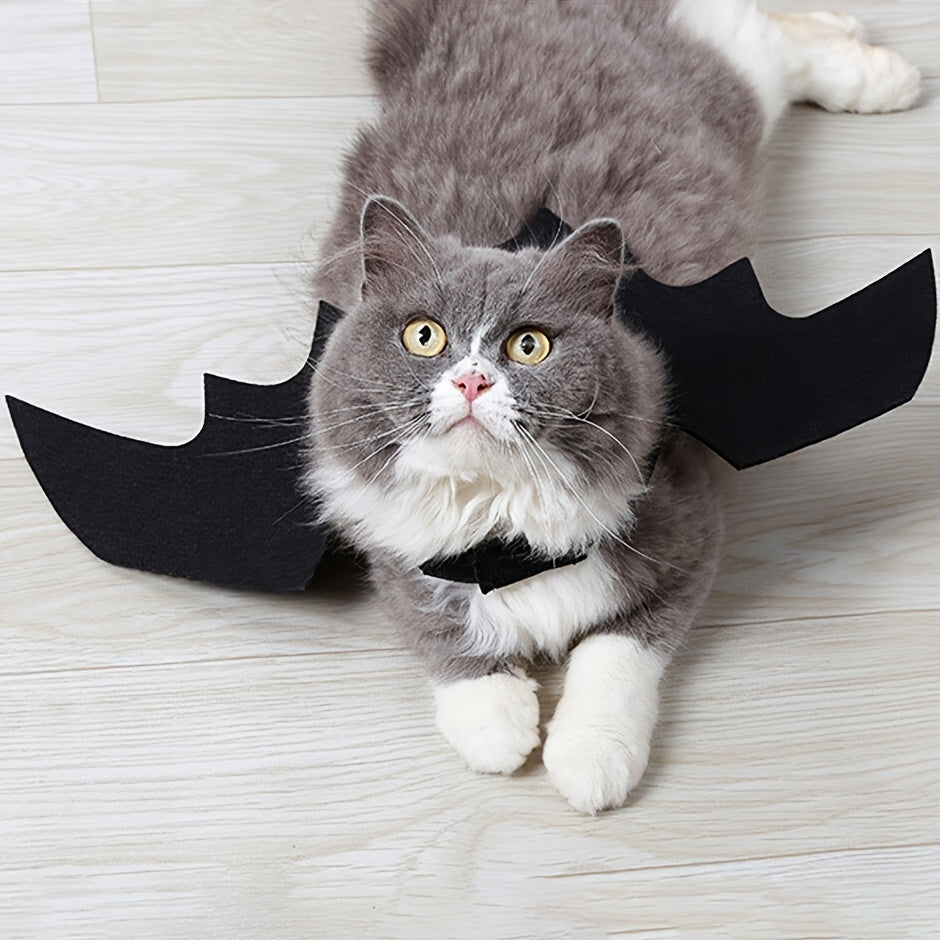 Halloween Pet Costume - Bat Wings for Your Furry Friend - Perfect for Trick or Treating and Costume Parties