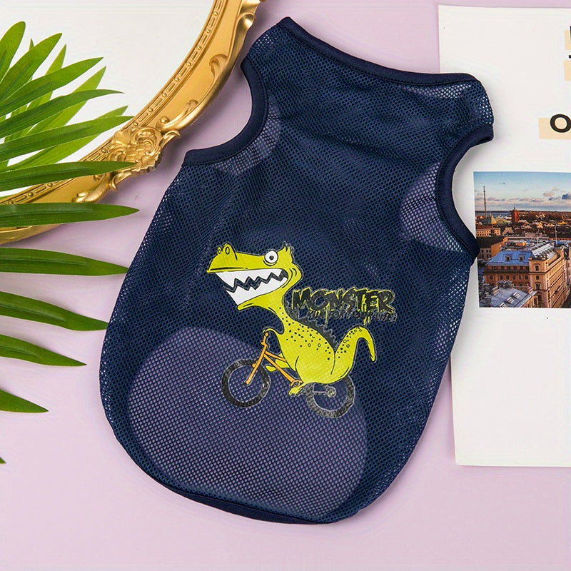 Mesh Pet Vest for Small Dogs and Cats - Breathable, Lightweight, Comfortable, Perfect for Summer - Thin, Adjustable Design for Easy Wear