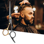 8 PCS Hair Cutting Scissors Kit, Professional Barber Shears Set With Hair Scissors Thinning Shears, Haircutting Sheers Hair Cut Blending Salon Scissor For Men Women Pet